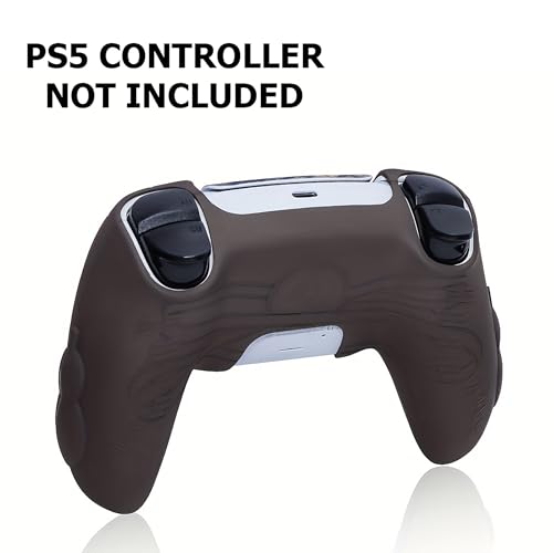 Image of DEADSKULL Thunder Edition Silicone Controller Sleeve, Anti-Slip Protective Cover Skin Compatible with PlayStation 5 Controller, Compatible with DualSense Wireless Controller (Black & White)
