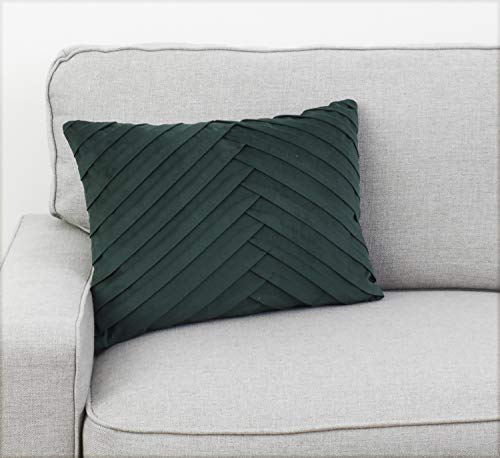 Thro By Marlo Lorenz Velvet Pillow, 1 Count (Pack Of 1), Green #TOP3