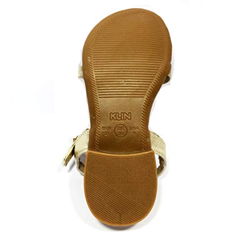 Sandália Infantil Suami Baby Coração Cor: Dourado - Tam.: 22