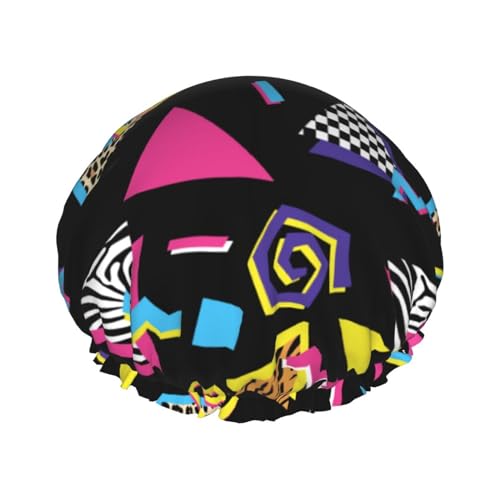 Bonnet de douche réutilisable haut de gamme grand format imprimé sauvage - 2
