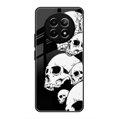 Image of SmashItUp Skull | Pattern Designer Printed TPU Metal Case Mobile Back Cover for Realme 12x / Realme 12 / Realme 13 / Realme C65 / Narzo 70x (5G)
