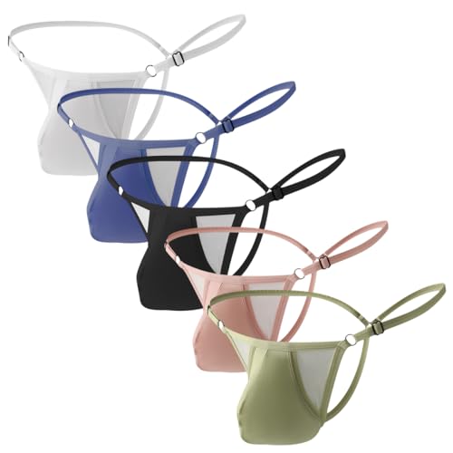 TAPUU Mens G-String Sexy Thong Underwear