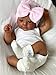 Anano Lifelike Reborn Baby Dolls Black Felicial, 19 Inches African American Soft Baby Doll Cloth Body Real Life Biracial Toddler Reborn for Kids Bed Time Playmate -  Nanjing Tianzeng Gifts Co.,Ltd, 19RBG-B34-009#ZYQ250324-1