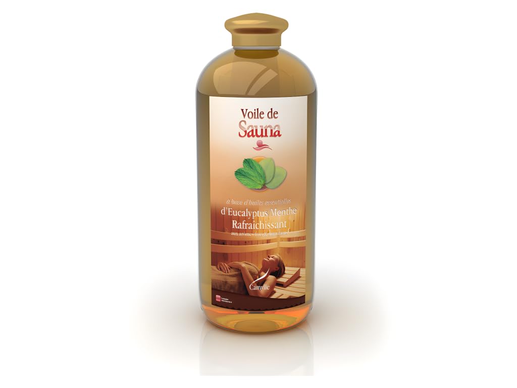 Camylle - Sauna Fragrance Eucalyptus/Mint - Fragrances Based on Pure and Natural Essential Oils for Sauna - Refreshing with Fresh stimulating Aromas - 1000ml