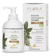 FLORA Bellessere Nettoyant intime sauge pH 4.0-4.5 - 250 ml avec extrait et huile essentielle 100%...