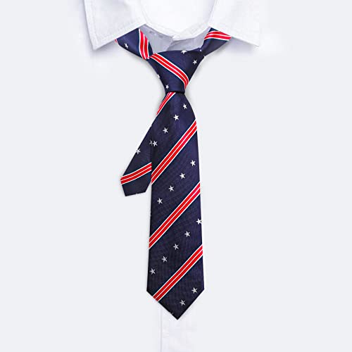 Image of Barry.Wang Boys Ties School Pre-Tied Kids Necktie Handkerchief Clip Set Uniforms Child Ties for 8-14 Years Wedding Party
