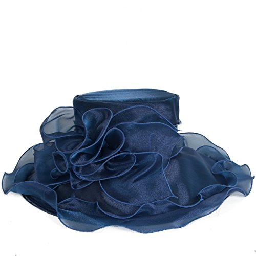 VECRY-Femmes-Organza-Derby-Fascinator-Mariee-Chapeau-de-Mariage