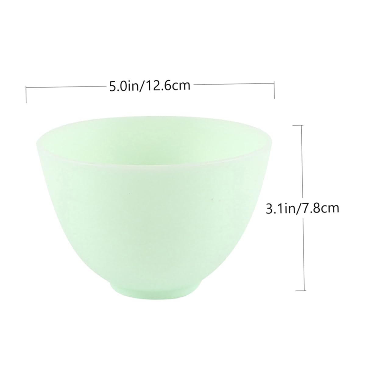 BELLIFFY Silicone Mask Bowl Set 3 Face Mixing Bowl Mask Stirring Tool Diy Beauty Kit