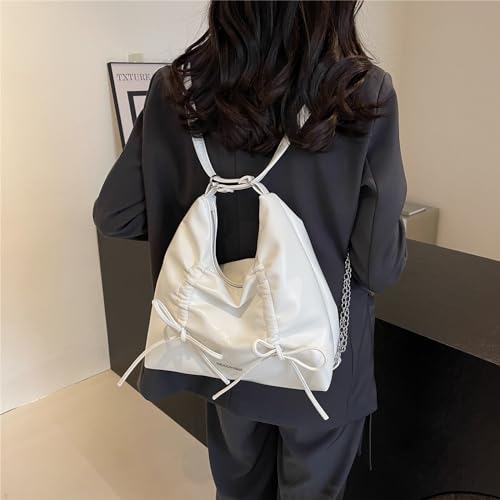 Sac à bandoulière élégant en cuir synthétique raffiné - 6