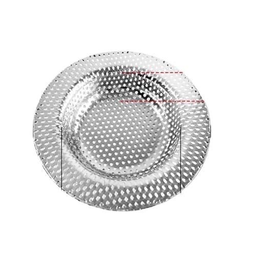 Tapa de desagüe de piso de baño de acero inoxidable/plástico, tapón for atrapar cabello de la ducha, filtro de fregadero de cocina, herramienta de colador de malla for fregadero(110mm)