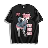 Offical Kasane Teto Anime T-Shirt - Cute Synthetic Voice Idol Graphic Tee, (US, Alpha, XX-Large, Regular, Regular, Black)