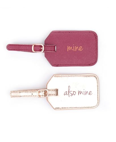 Miamica “Mine/Also Mine” Luggage Tags, Set of 2...