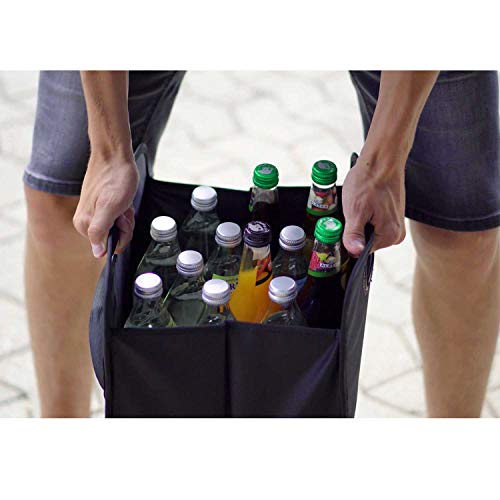 2 Stück Faltbare Kofferraumtasche schwarz hohe Tragkraft Polyester Klappbox Flexbox