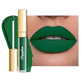 Depuplum Green Lipstick Matte for Women, Superstay Long Lasting Lipstick Smudgeproof Liquid Lipsticks, Cruelty Free Lip Makeup (DM02 Green Forest)