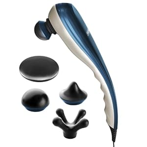 Wahl Deep Tissue Corded Long Handle Percussion Massager – Handheld Therapy with Variable Intensity to Relieve Pain in The Back, Neck, Shoulders, Muscles, & Legs – FSA Eligible – Model 4290-300