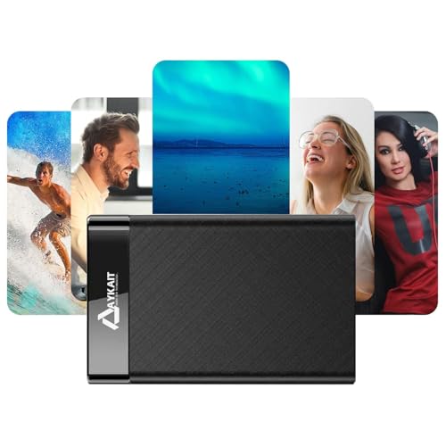 AYKAIT 1TB External Portable Hard Drive 3.0 Compatible with Windows and Mac 2 Years Warranty Black - Image 6