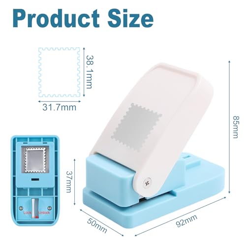 Perforadora rectangular para solucionar cortes irregulares en álbumes y tarjetas de papel 7