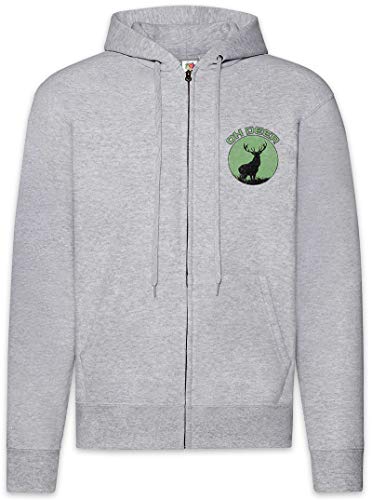 Sweat à capuche Oh Deer pour homme finis les zips coincés au froid