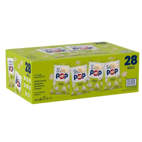 Original Popcorn Snack Packs, 100-Calorie Mini Bags, 28 Count (0.65