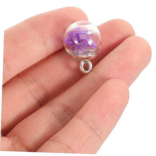 Charms fleurs séchées pour boucles d'oreilles bohèmes et style champêtre - 5