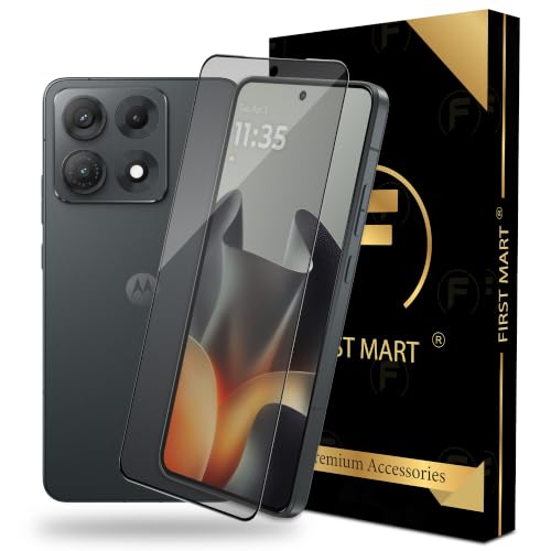 Image of FIRST MART Military-Grade Matte Tempered Glass for Motorola Edge 70 Max - 9H Screen Protector, Anti-Glare Protection, Scratch-Resistant, Bubble-Free (1 Pack)