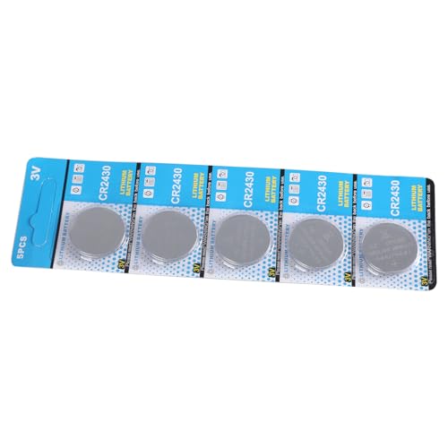 omiinitio 5 pilas de botón CR2430 de 3 V de litio para mandos a distancia y dispositivos de coche