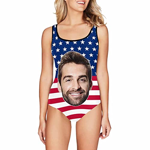 Custom Photo Bathing Suit Face Swimsuit Man Face Bathing Suit