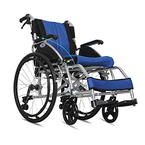 介助用ハンドブレーキ付き軽量自走式折りたたみ車椅子、輸送用椅子、折りたたみ式駆動車椅子、アルミ製折りたたみ式トランジット車椅子