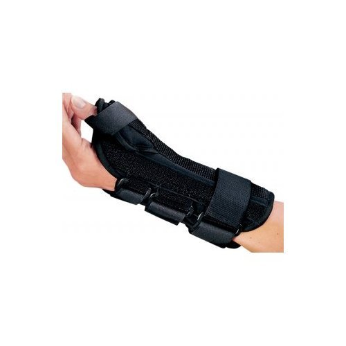 Wrist Thumb Brace SALE Comfort Form Wrist With Abducted Thumb Support Left Hand X-Large in Black Durable Lightweight