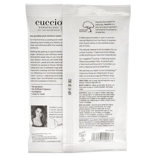 cuccio SOMATOLOGY Yogahh Cooling Plus Cleansing Wipes image 4