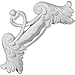 Ekena Millwork PML09X09DE Devon Rope Corner (matches moulding PML02X00DE) Panel Moulding, 9"W x 9"H, Primed