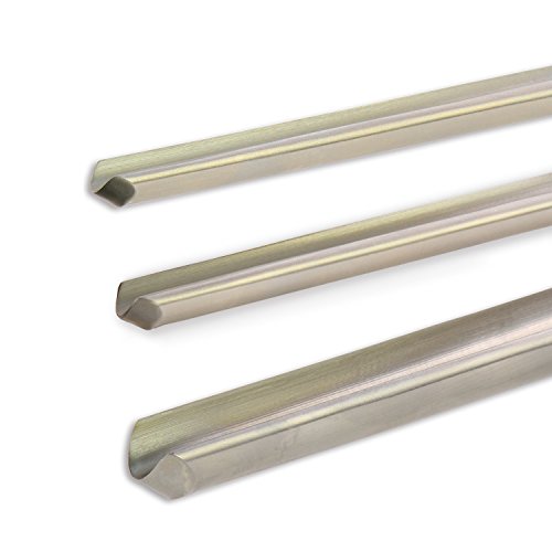 Hurricane Turning Tools, Hss, 3 Piece Bowl Gouge Set (1/4", 3/8 And 1/2" Flute), Standard Series Woodturning Tools #TOP4