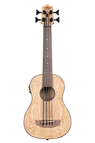Kala U-BASS – Burled Tamo – Ukulele basse (+ housse) - Les Beatles, Paul McCartney, John Lennon, RIngo Starr, George Harrison Kala U-BASS – Burled Tamo - Ukulele basse (+ housse) – Image 4