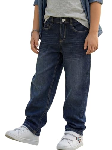Image of Urbano Juniors Boy's Loose Baggy Fit Washed Denim Jeans Stretchable