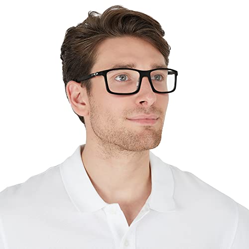 Image of Oakley mens Ox8096 Pitchman Asian Fit Rectangular Prescription Eyewear Frames