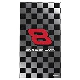Northwest NASCAR Dale Earnhardt Jr. Graded Checks Beach Towel, Cotton Blend Lightweight Bath, Pool Swim Travel Fan Gear, 30 x 60 Inch