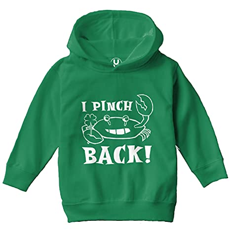 Haase Unlimited I Pinch Back - Crab Irish St. Patty's Toddler/Youth Fleece Hoodie2