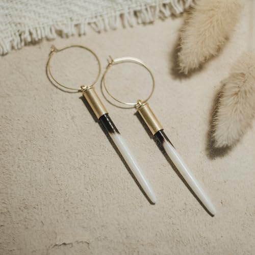 THE ORIGINAL // Yellowstone Beth Dutton Porcupine Quill Earrings // Worn in S5E34