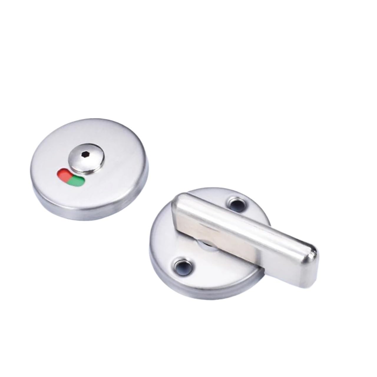 3sets Stainless Steel Indicator Bolt Vacant Engaged Bathroom Privacy WC Toilet Door Lock for Public Hardware Accessory for Public