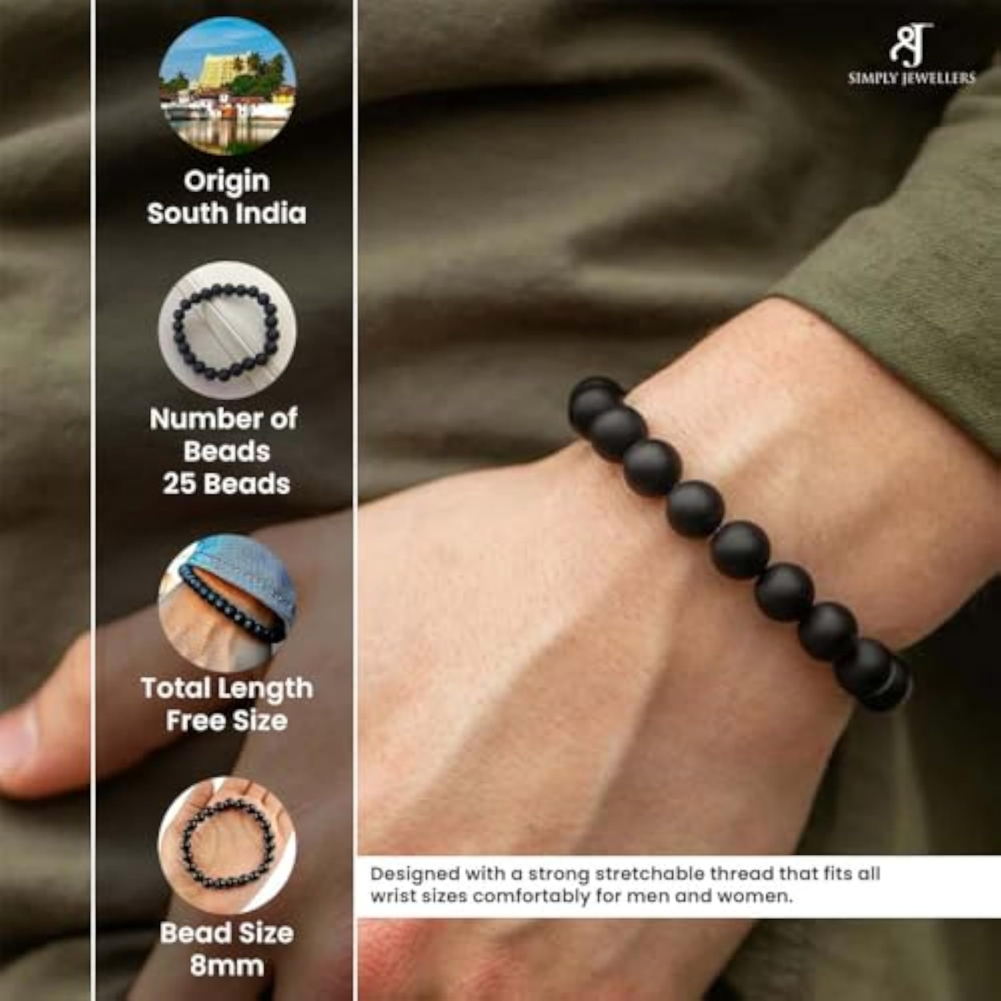 Spiritual Meditation Protection Jewelry, Free Size