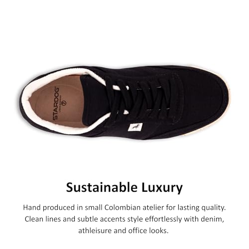 STARDOG Women’s Fashion Sneakers Lace-Up Trendy Sneakers Memory Foam Insole Non-Slip Hemp Shoes3