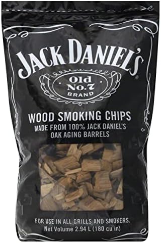Jack Daniel's 01749 BBQ Smoking Chips, 1 pack, Black