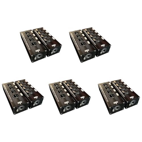 Extension de câble audio XLR 3 broches 4 canaux sur réseau DMX512 pack de 5 paires