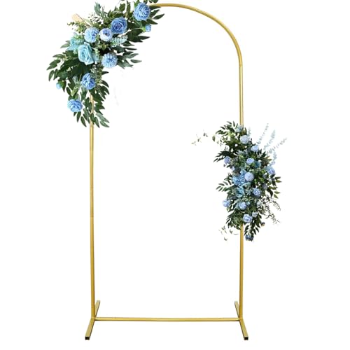 Metal Arch Backdrop Stand 7.2FT Gold Wedding Arch Stand Gold Squa...