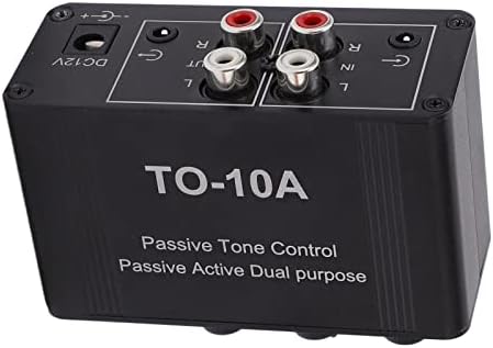 Passive EQ Tone Control, NE5532 Circuit, Full Metal Housing, with Bass and Treble Control for Sound Quality Enthusiasts and Music Lovers