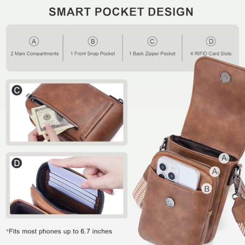 Small Crossbody Bags DROPS TO works for all except A-cream Gray,A-black) - image 5