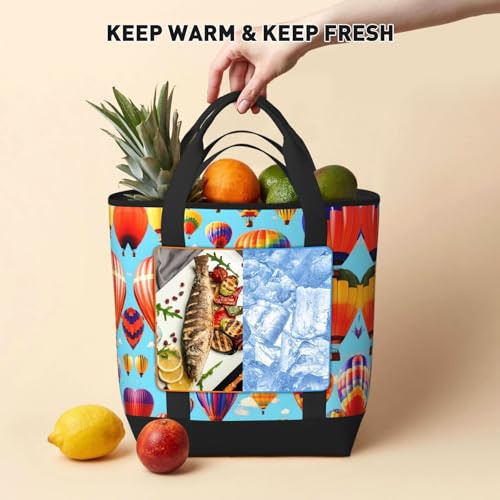 Sac isotherme à grande capacité de conservation pour courses fraîches