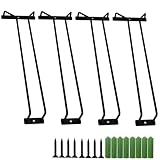 Juego de 6 copas para cognac Borgonovo bajan a un excelente precio Soporte Para Copas De Metal Vino Debajo del Estante Colgante para Colgar 4 piezas para Decoración de Bar de Cocina,...