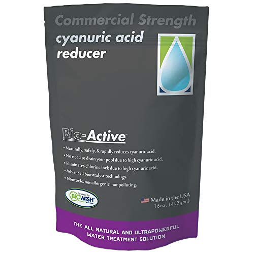 Bio-Active 100% Cyanuric Acid Reducer for Swimming Pools | Non-Toxic CYA Reducer Powder | 16 oz. | 1-Pack