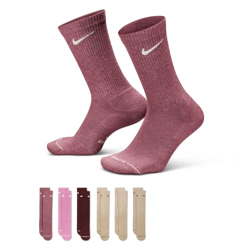 Image of Nike Unisex Adult Everyday Elevated Crew Socks (6-Pack) | Mens and Womens